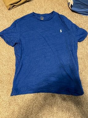 Polo by Ralph Lauren Short Sleeve Crew Tee in Royal Blue with White Pony